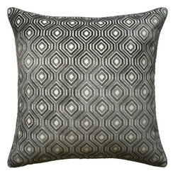 Soho Diamond Sterling Pillow - Decorative Pillows