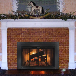 Ardmore Masonry Fireplace Door In Flat Black - Fireplace Accessories