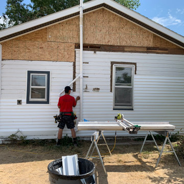 fire roof rebuild