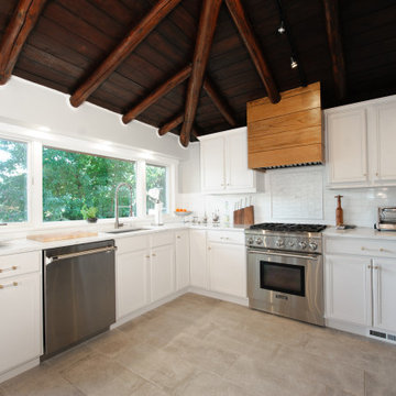 Rustic Traditional White Kitchen