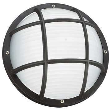 Generation Lighting 89807 Bayside 10" Tall Outdoor Wall Sconce - Black