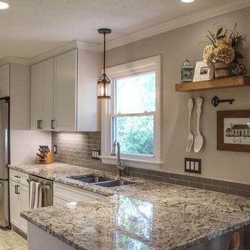 A decorative focal wall lets the homeowner bring in some fun decor ideas.