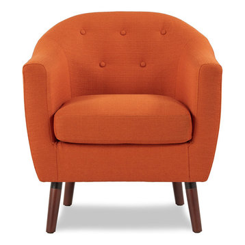 Baylor Accent Chair, Orange