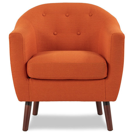Baylor Accent Chair, Orange