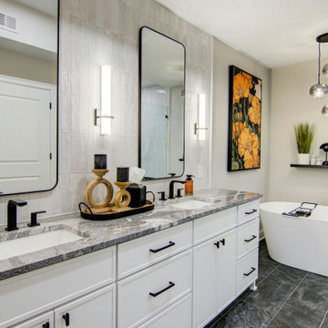 Elegant Classic Primary Bath Remodel Kansas City, MO