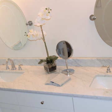 White Carrera Marble Vanity top
