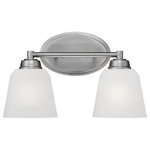 Millennium Lighting - 2 Light 14 in. Brushed Pewter Vanity Light - 2 Light A Lamps 60W 14 in. Brushed Pewter Vanity Light, No bulbs included, UL Listed and Hardwired