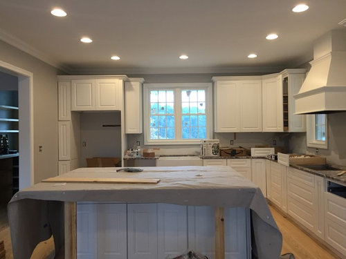 recessed lights over island