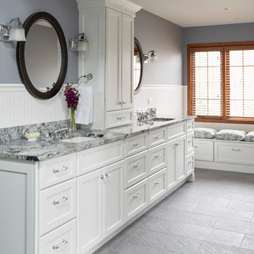 Reimagined Suburban Master Bath-Standout Vintage Styling