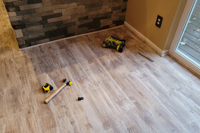 Inspiration for a large modern kitchen remodel in Other