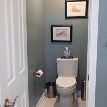 Spa Like Primary Bathroom Remodel with Warm Wood & Brass Details
