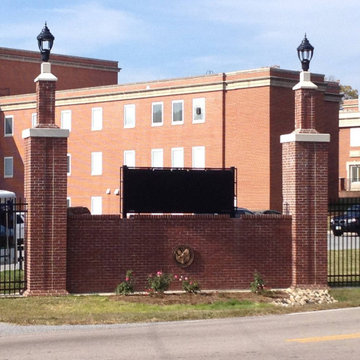 V.A. Medical Center L.E.D. Sign/ Masonry and Fencing