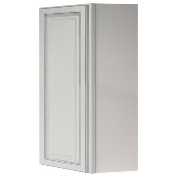 Sunny Wood RLW2442DC-A Riley 33-1/2"W x 42"H Single Door Corner - White