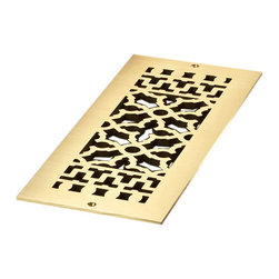 Reggio Register - Reggio Register 614, Solid Brass, Holes - Registers Grilles And Vents