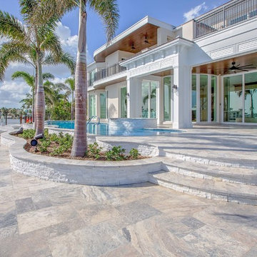 Silver Travertine Pavers