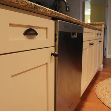 Stainless Steel Dishwasher in Island