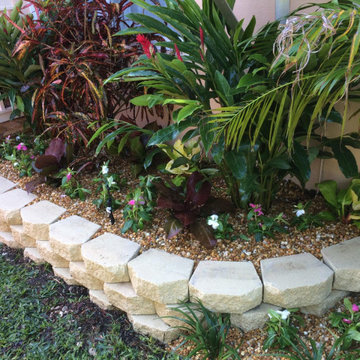 Tropical Garden & Flower Installation in Key West