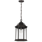 Sea Gull Lighting - Sea Gull Lighting 6238701-71 Sevier - One Light Outdoor Pendant - The Sevier outdoor collection by Sea Gull LightingSevier One Light Out Antique Bronze Clear *UL Approved: YES Energy Star Qualified: n/a ADA Certified: n/a  *Number of Lights: Lamp: 1-*Wattage:100w A19 Medium Base bulb(s) *Bulb Included:No *Bulb Type:A19 Medium Base *Finish Type:Antique Bronze