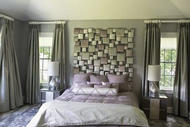Inspiration for an eclectic bedroom remodel in New York