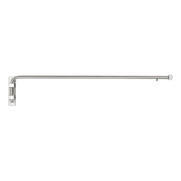 Innovative Swing Arm Curtain Rod, Brent Brushed Nickel, 20"-36"