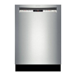 Bosch 24" Recessed Handle 800 Series Dishwasher, Stainless Steel | SHE68T55UC - Dishwashers
