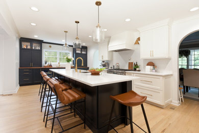 Example of a kitchen design in Chicago