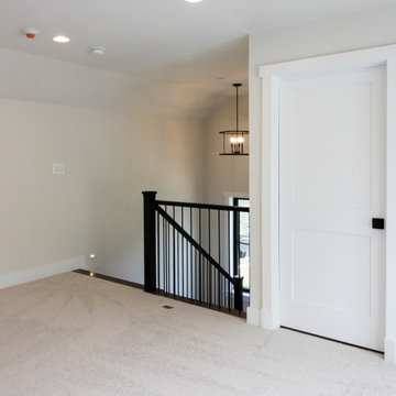 Project #65 | Contemporary Staircase with Vertical Metal Balusters