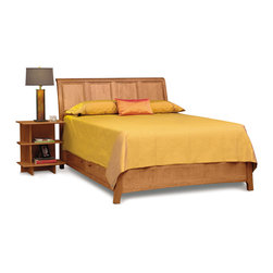 Sarah Cherry Sleigh Storage Bed - Panel Beds