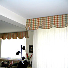 plaid valance