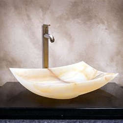 Whote Onyx Sink - Bathroom Sinks