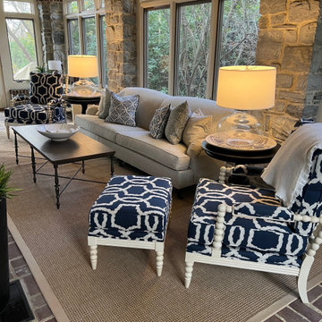 Modern Traditional Sunroom/Solarium