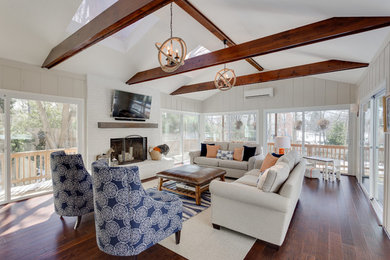 Inspiration for a family room remodel in DC Metro