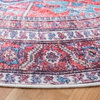 Safavieh Serapi Sep389Q Traditional Rug, Red and Navy, 6'7"x6'7" Square