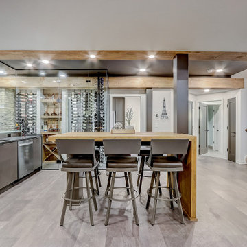 Lower Level Bar and Wine Cellar