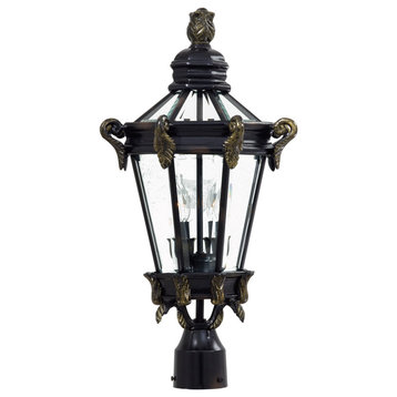 Stratford Hall 2 Light Post Light or Accessories in Heritage/Gold Highlights