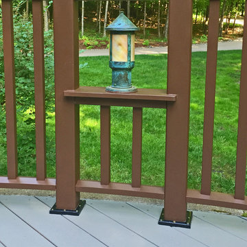 Curved Deck Rail in Maple Plain, MN