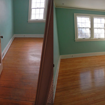 Domestic Flooring - Maple Before and After
