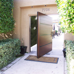 Access front entry pivot door - Front Doors