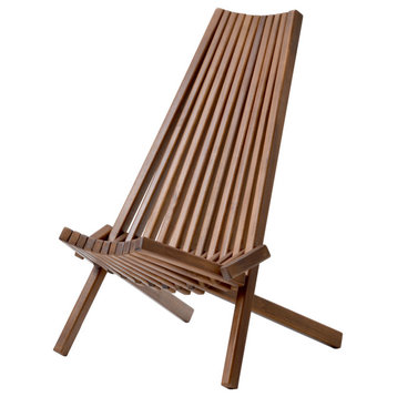 Folding Wood Chair, Indoor/Outdoor