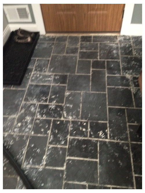 Removing Paint From Slate Tile Help, How To Remove A Slate Tile Floor
