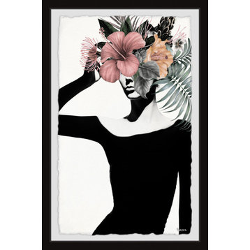 "Tropical Lady" Framed Painting Print, 24"x36"
