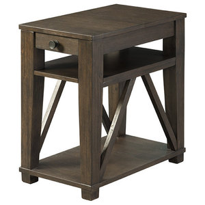 Ashley Marshone White And Light Brown Chair Side End Table Farmhouse Side Tables And End Tables By Gwg Outlet
