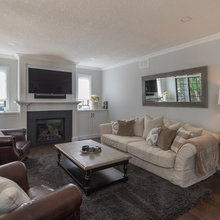 Family Room fireplace