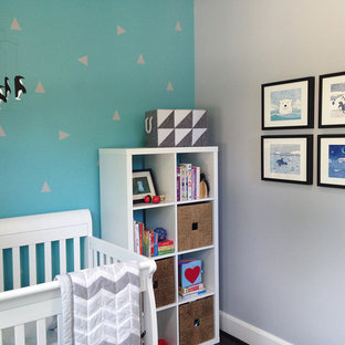 75 Beautiful Boy Nursery With Gray Walls Pictures & Ideas - August