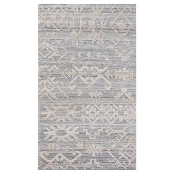 Classic Home Indoor/Outdoor Tundra Gray Multi 9x12 Rug