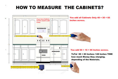 How To Measure a Kitchen Cabinets?