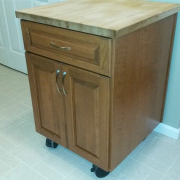 Kitchen Remodel done with Cabinet Refacing and New Cabinets
