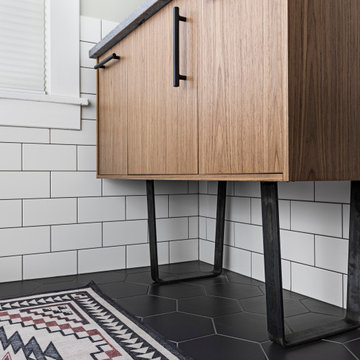 Eclectic Bathrooms Remodel in Ann Arbor, Michigan