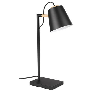 Lacey 1 Light Table Lamp, Structured Black