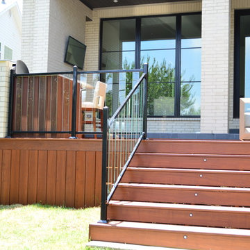 Custom Ipe Hardwood Deck & Outdoor Kitchen in Dallas, TX